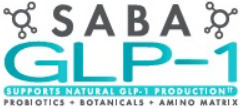 Saba GLP-1 supports natural GLP-1 production with probiotics, botanicals, and amino matrix.